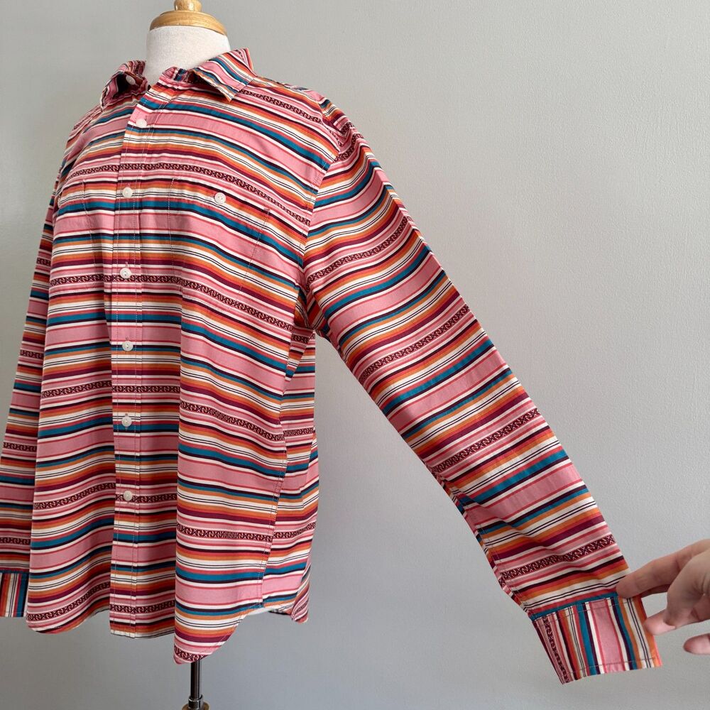 Pendleton Serape Surf Stripe Retro Inspired 60s Board Shirt Button Down | XL - Picture 9 of 15